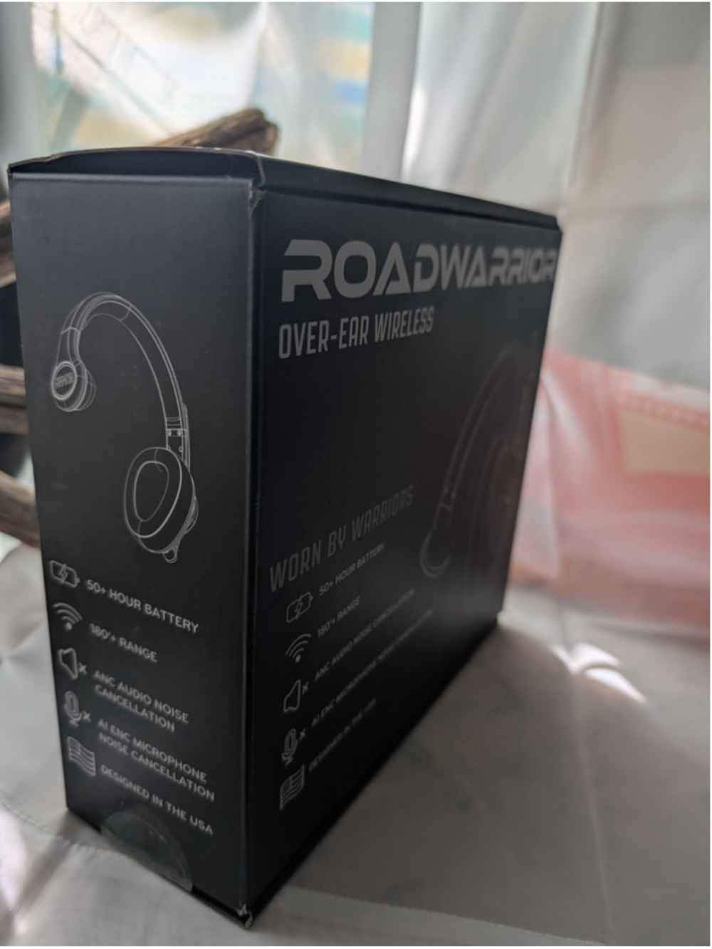 RoadWarrior RW3 Wireless Over-Ear Trucking Headset ANC AI ENC Bluetooth 6.0